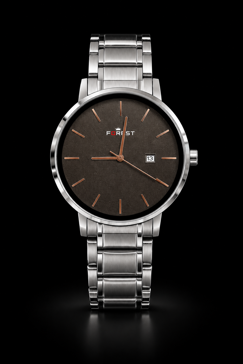 FOREST Multi Function Stainless Steel Watch