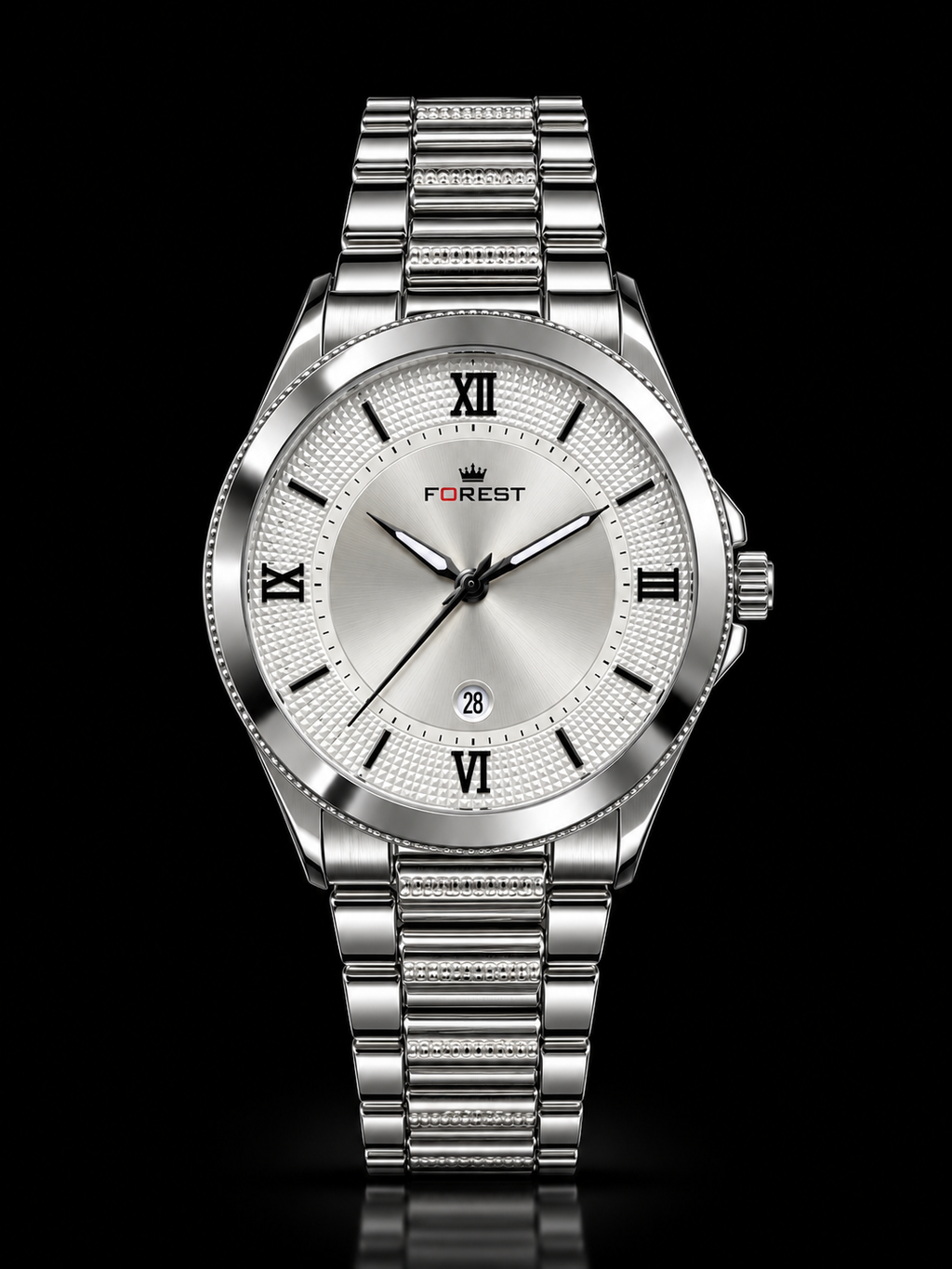 FOREST Multi Function Stainless Steel Watch