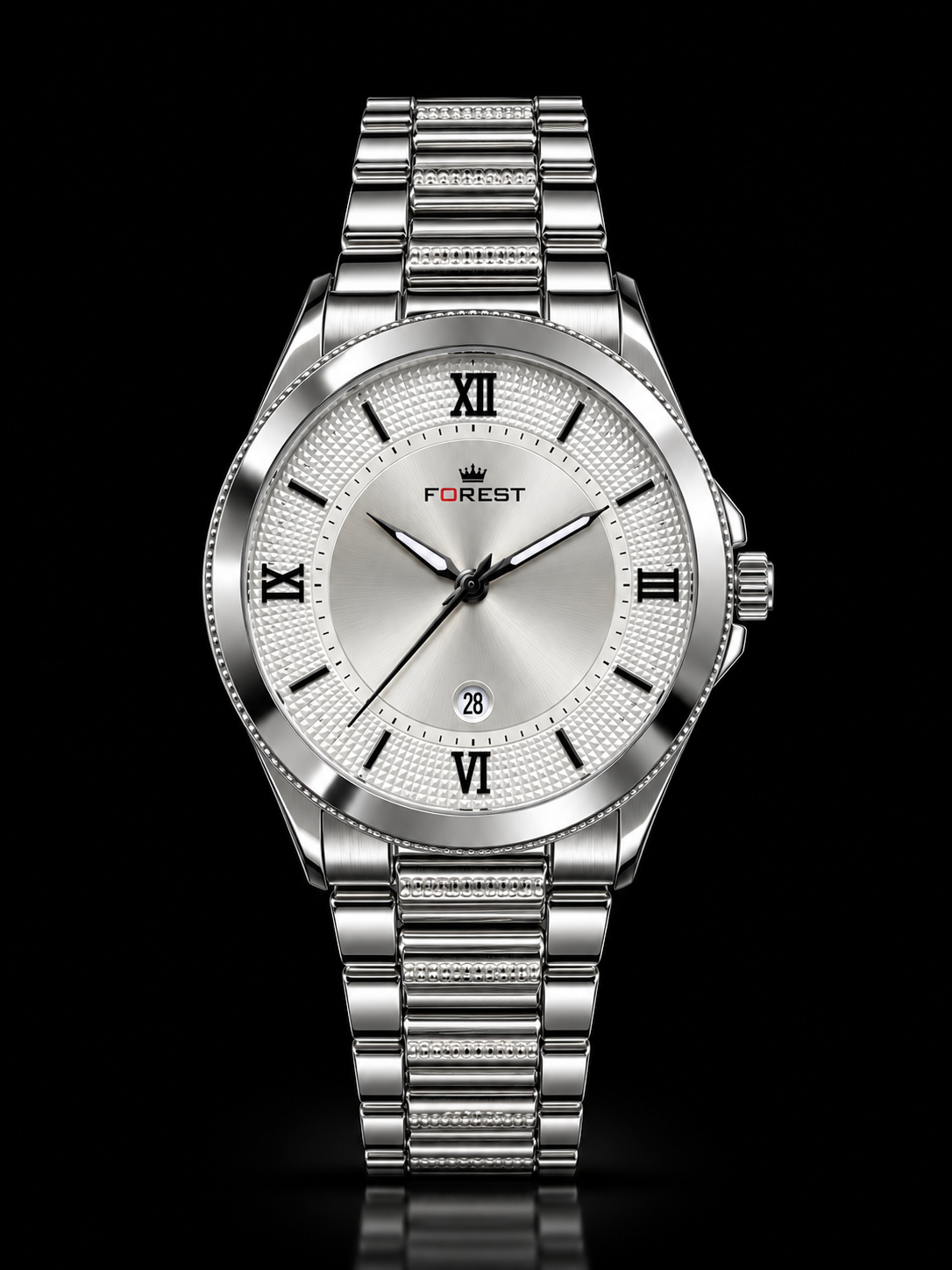 FOREST Multi Function Stainless Steel Watch